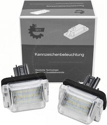 SKV Led License Plate Lights for Mazda 5 / CX-9
