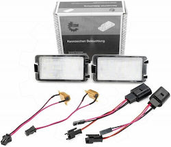 SKV Led Kennzeichenbeleuchtungen für Seat Altea / Ibiza / Leon Volkswagen Amarok / Käfer / Einkaufswagen / Golf Porsche Cayenne SKV Led Kennzeichenbeleuchtungen für Seat Altea / Ibiza / Leon Volkswagen Amarok / Käfer / Einkaufswagen / Golf Porsche Cayenne