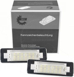 SKV Φώτα Πινακίδας Mercedes-Benz C Class / E Class SKV Φώτα Πινακίδας Mercedes-Benz C Class / E Class