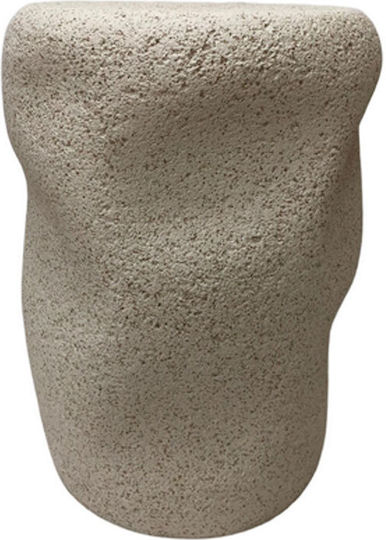 Σκαμπό Σαλονιού Beige 35x35x48εκ.
