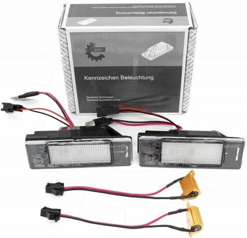 SKV Φώτα Πινακίδας LED Peugeot 1007 Citroen C3 / DS5