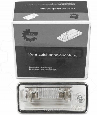 SKV Left License Plate Lights For Audi A3 A4 A5 A6 A8 Q7