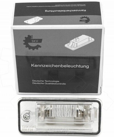 SKV Δεξί Φώτα Πινακίδας για Audi A3 / A4 / A5 / A6 / A8 / Q7