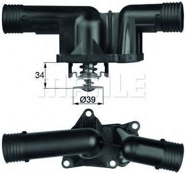 Termostat lichid de răcire Mahle Original Ti 24 95