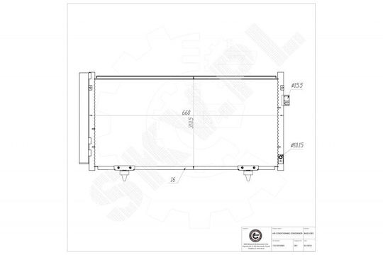 SKV Auto-Kühlschrank Wasser für Subaru Forester / Impreza / XV