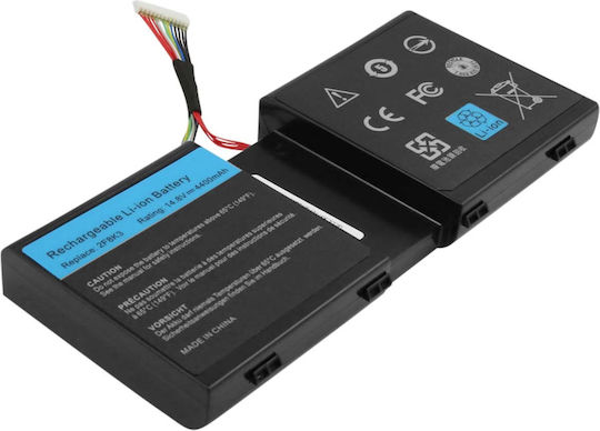 Avizar Резервна батерия Alienware M17x R5 Laptop Pc 14.8v Li-ion 4400mah Black