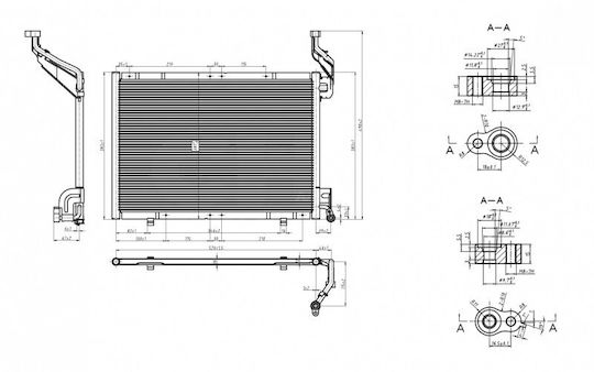 Air Conditioning Radiator Fiesta 1.6 Tdci 08 1513110