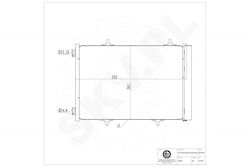 SKV Radiator de Apă pentru Peugeot 1007 Opel Crossland X Citroen C2 / C3 / C4