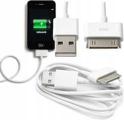 Pavel Lux USB zu 30-Pin Kabel Weiß 1m 1 Stück