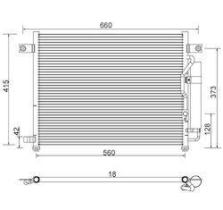 Hart Radiator de apă pentru Chevrolet Aveo