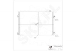 SKV Ψυγείο Air Condition Αυτοκινήτου για Renault Clio / Thalia SKV Ψυγείο Air Condition Αυτοκινήτου για Renault Clio / Thalia