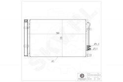 Air Conditioning Radiator Hyundai I20 I 976060u000