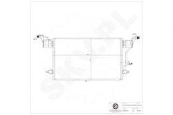 SKV Radiator de apă pentru autoturism pentru Citroen C5 Audi A6