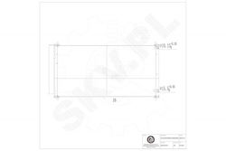 SKV Car Water Radiator for Toyota Auris / Corolla