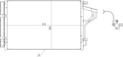 Hart Ψυγείο Air Condition Αυτοκινήτου για Hyundai Elantra Hart Ψυγείο Air Condition Αυτοκινήτου για Hyundai Elantra