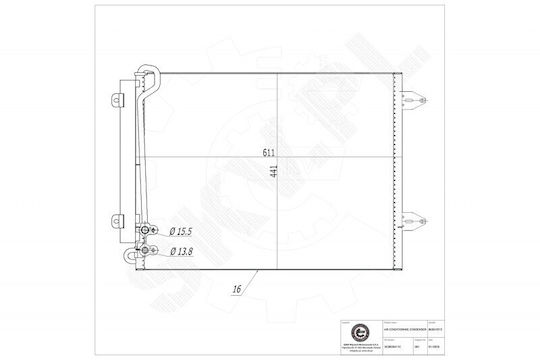 VW Cc B7 Passat B6 B 3c0820411c Auto-Kühlschrank Motor