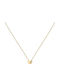 La Petite Story Necklace with Butterfly Design in Silver with Zircon