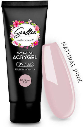 Gellie Acrygel Nail Natural Pink 120ml