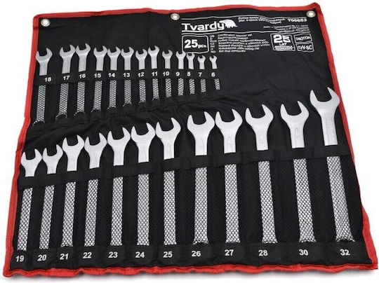Geko Deutsche Polygon-Schlüssel Set 25 Stück 6-32 Mm Crv-cs Satin