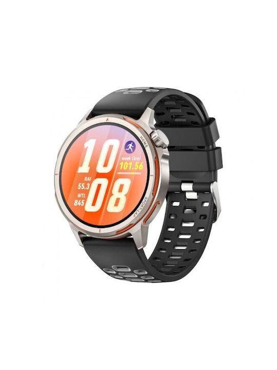 Microcenter Breathable Curea Amazfit Bip 6 46mm 22mm Negru Gri Microcenter Breathable Curea Amazfit Bip 6 46mm 22mm Negru Gri