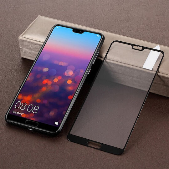 Твърдо Стъкло Full Glue Протектор За Екран Huawei P20 Pro Черен