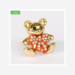 Sushimi Handydekoration Gold Teddy