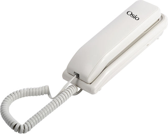 Osio Schnurgebundenes Telefon Gondel Weiß OSW-4660W
