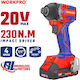 WorkPro WP390107 Κατσαβίδι Μπαταρίας Brushless 20V 2x2Ah