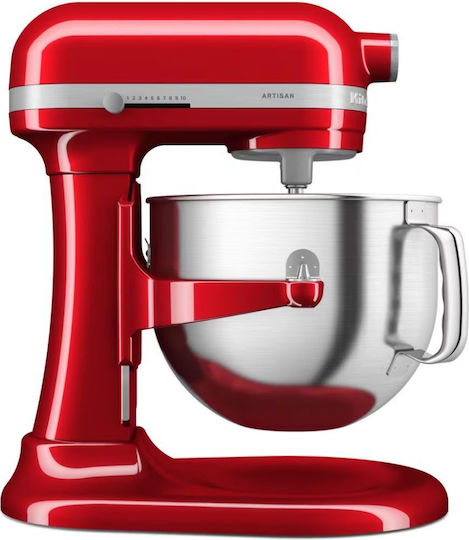 Kitchenaid Κουζινομηχανή 375W με Ανοξείδωτο Κάδο 6.6lt Κόκκινη
