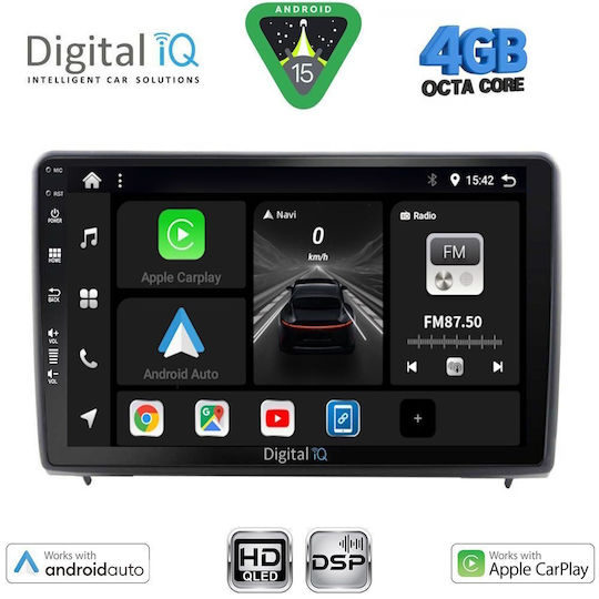 Digital IQ Car Audio System for Ford EcoSport 2018-2022 Bluetooth USB WiFi GPS Apple CarPlay Android Auto with 10" Touch Screen
