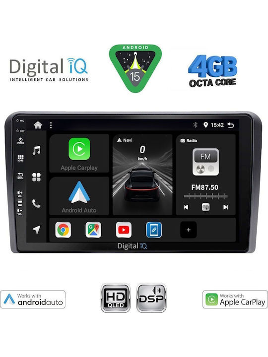 Digital IQ Car Audio System for Ford Transit Connect Bluetooth USB WiFi GPS Apple CarPlay Android Auto with 10" Touch Screen