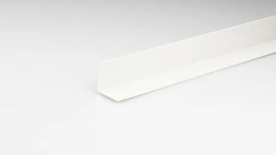 PVC Ъглов профил 40x40mm/2.6m Бял