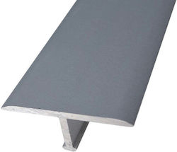 T-shaped Strip 20mm Silver Matte 0.9m Profiles Trade
