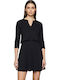 Damenkleid Naf Naf Klucell Schwarz Mini Klassisch XXS