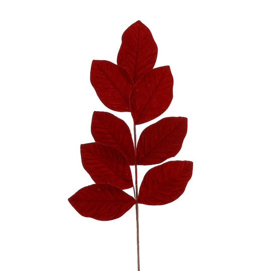 Christmas Decorative Branch Leaves Red