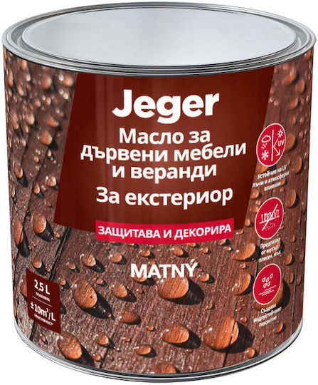 Natural Wood Oil 2.5 L Jeger