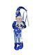 Decorative Christmas Santa Blue