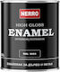 Enamel Paint Wood Metal Ral 9005 Black 0.650 L Nerro