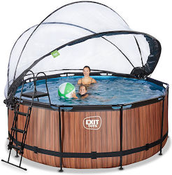 Exit Toys Schwimmbecken Runde Holz Braune Exit Toys Schwimmbecken Runde Holz Braune