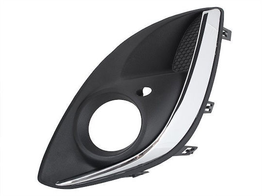 Opel Corsa D 11-14 Halogens Grille In Front Bumper Chrome Left