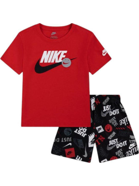 Nike Kids Set with Shorts Summer 2 Pieces Black...