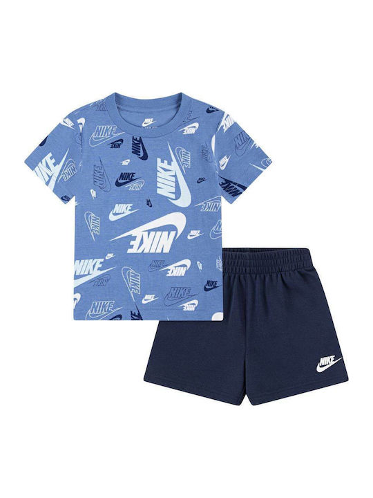 Nike Kids Set with Shorts Summer 2 Pieces Slate...