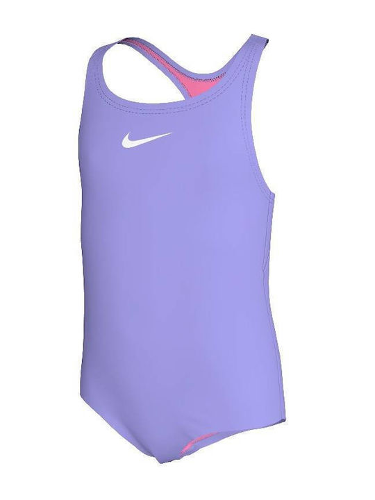 Nike Racerback Παιδικό Μαγιό Ολόσωμο Iced Lilac