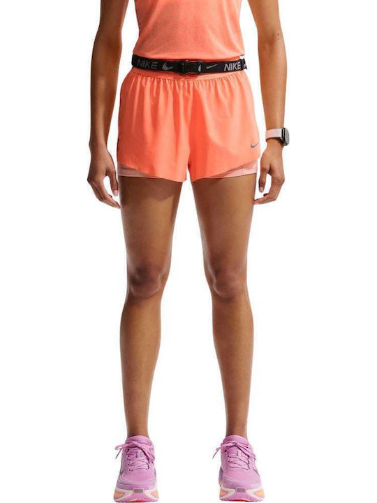 2-in-1 2-in-1 Women's Activewear Shorts Dri-Fit Orange Pulse