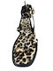 Damen Anatomische Goldene Sandalen