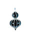 Weihnachtsbaumschmuck Träne Blau 16cm