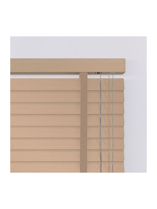 BetterHome 805604 Jalousie & Rollladen Holz in Beige Farbe P100xH140cm