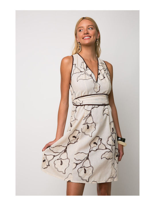Rochie de vară Mini Bej 26718-BEJ