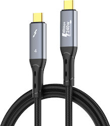 Ldnio USB 4 Видео USB-C Мъжки - USB-C 240W 1м Ldnio USB 4 Видео USB-C Мъжки - USB-C 240W 1м
