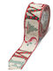 Weihnachtsgirlande Farbband 900x5.5cm